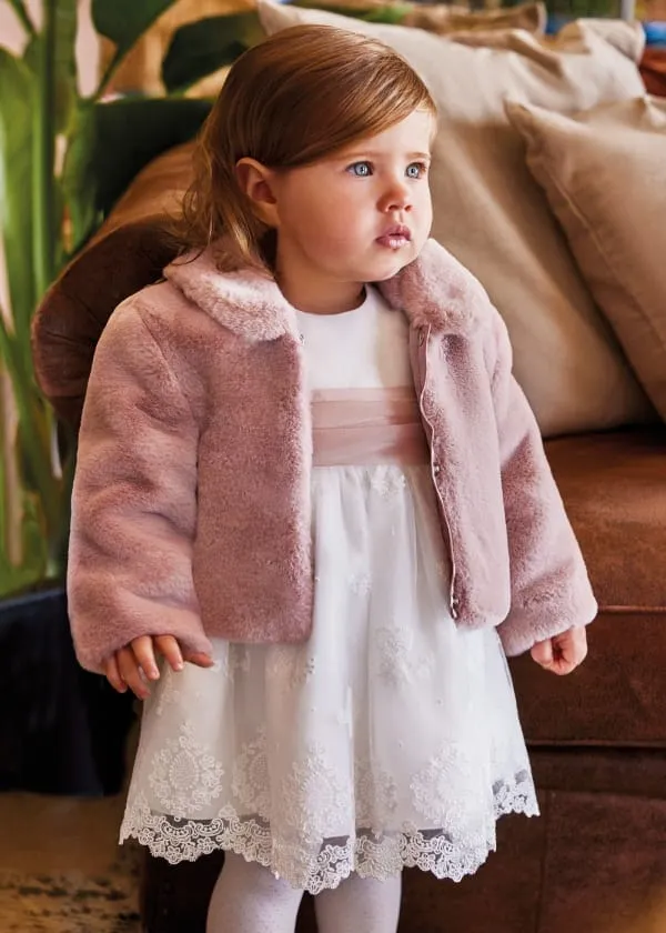 Abel & Lula Faux Fur Coat for Baby Girl