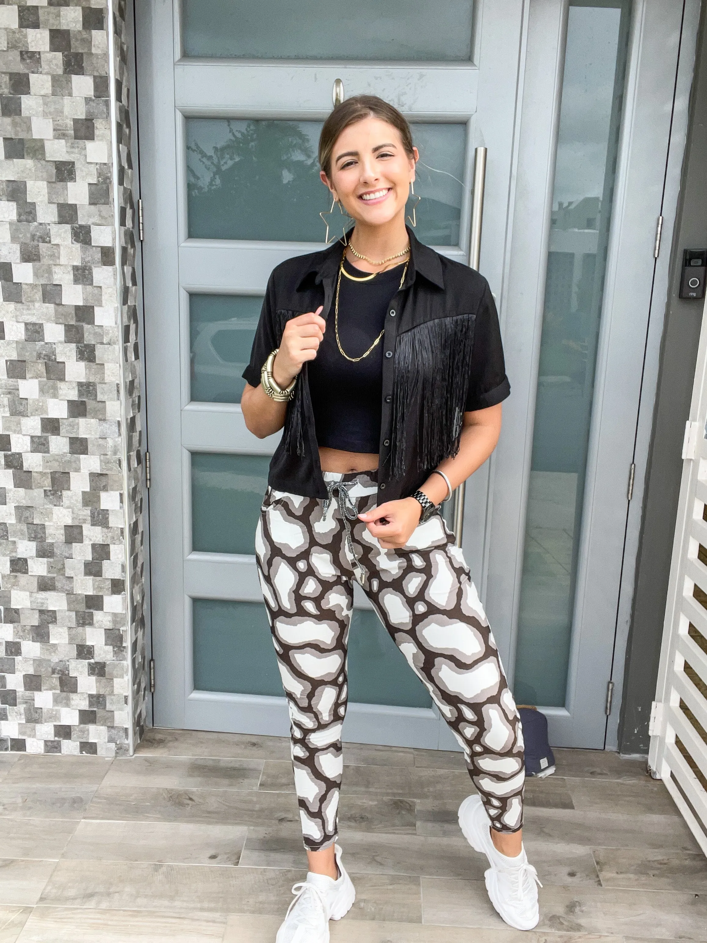 ABSTRACT ONE SIZE JOGGERS