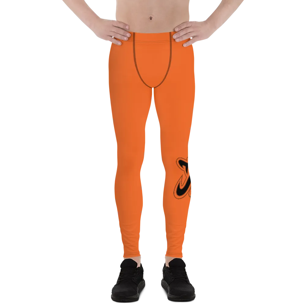 Athletic Apparatus Orange Black logo V3 Men's Leggings