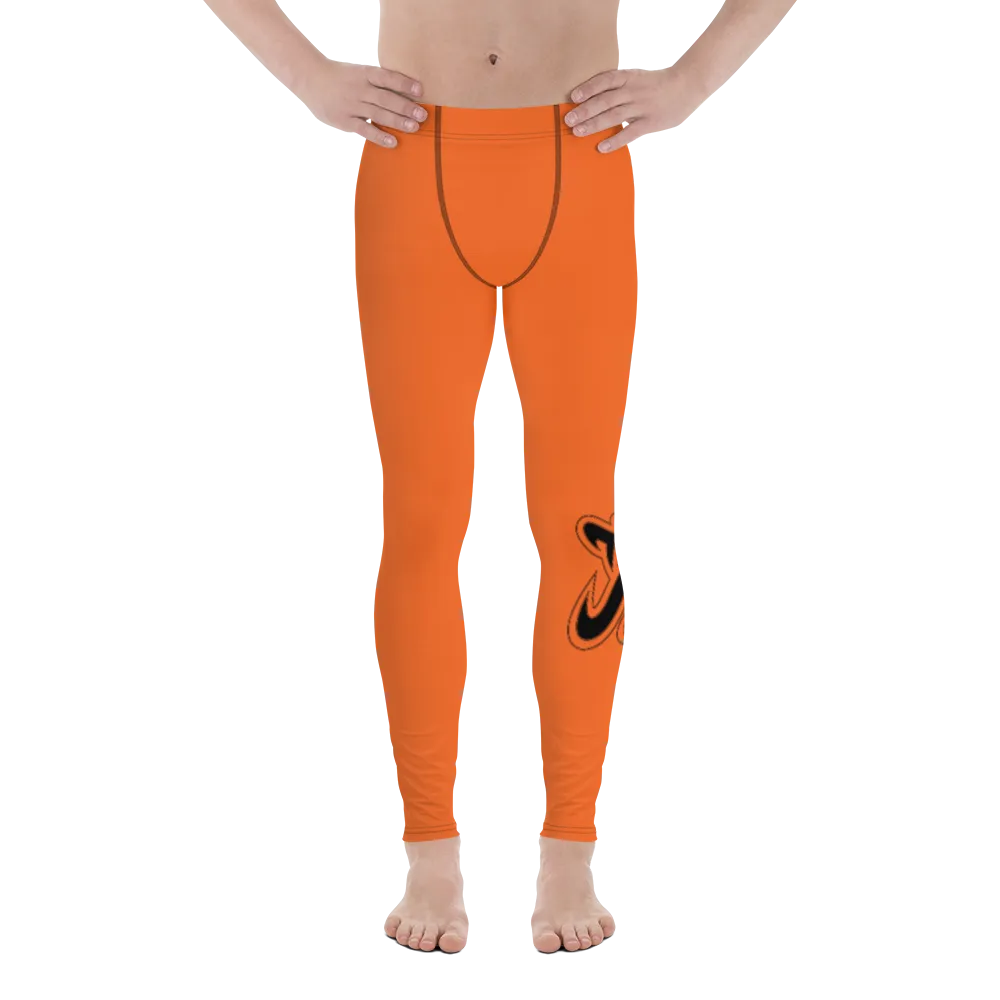 Athletic Apparatus Orange Black logo V3 Men's Leggings