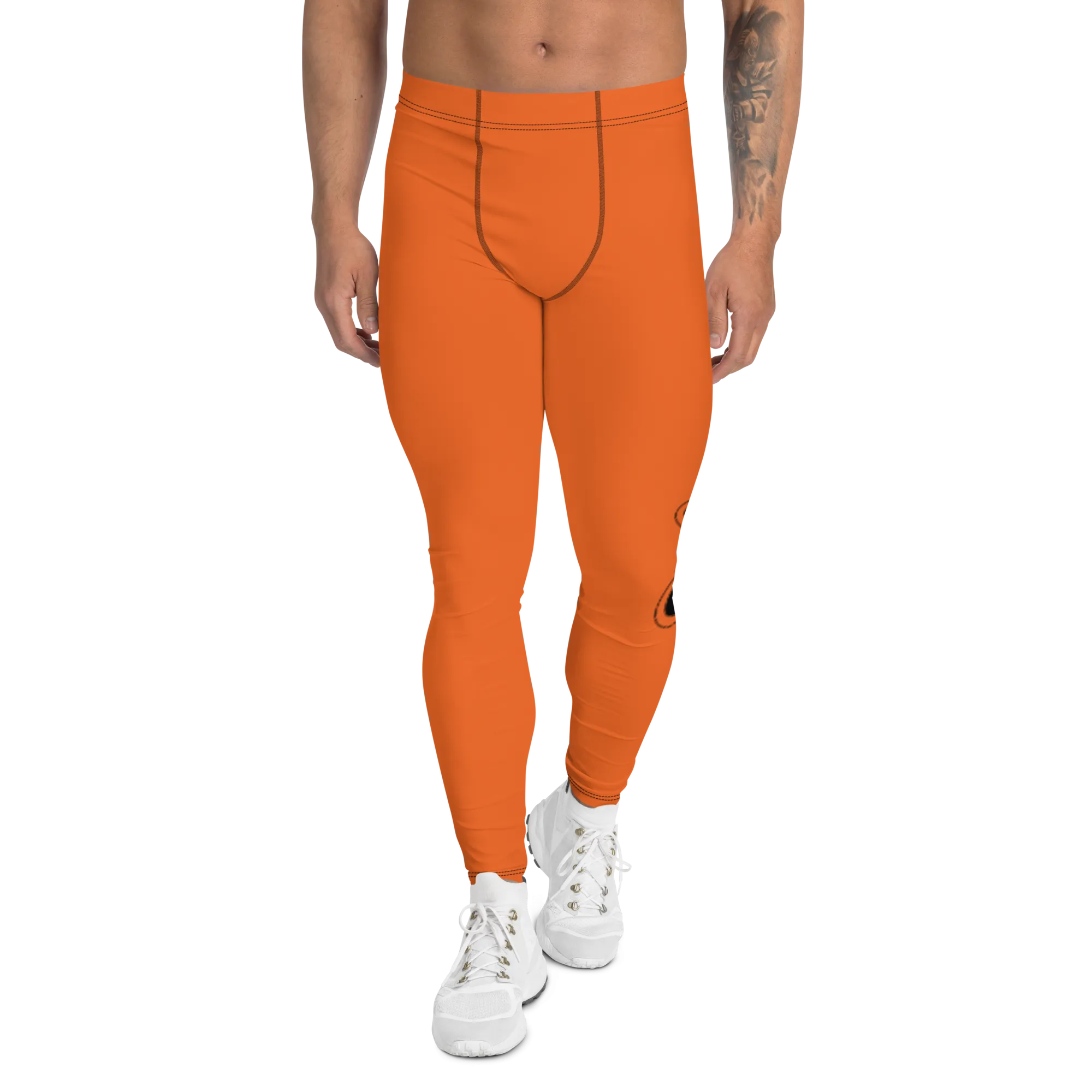 Athletic Apparatus Orange Black logo V3 Men's Leggings