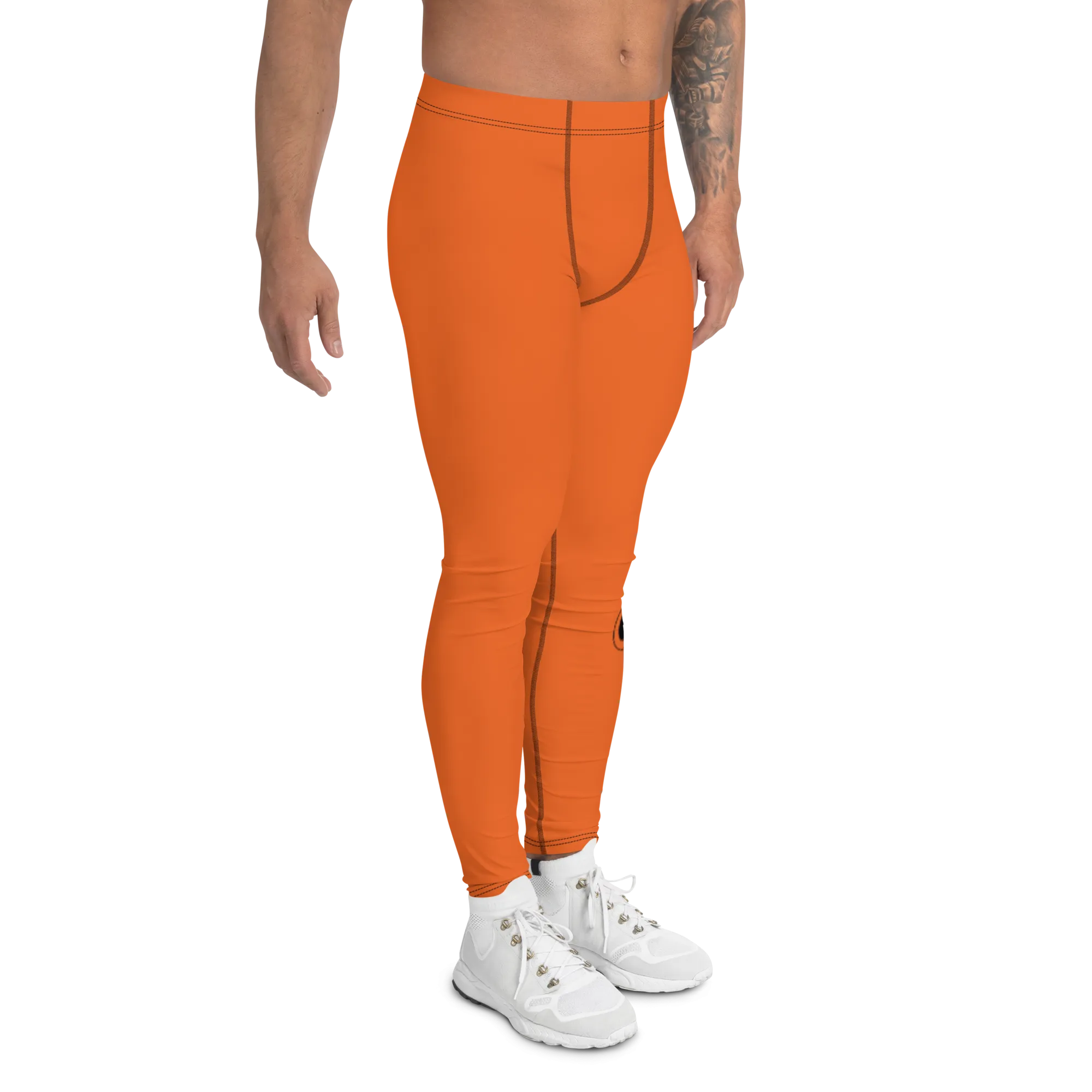 Athletic Apparatus Orange Black logo V3 Men's Leggings