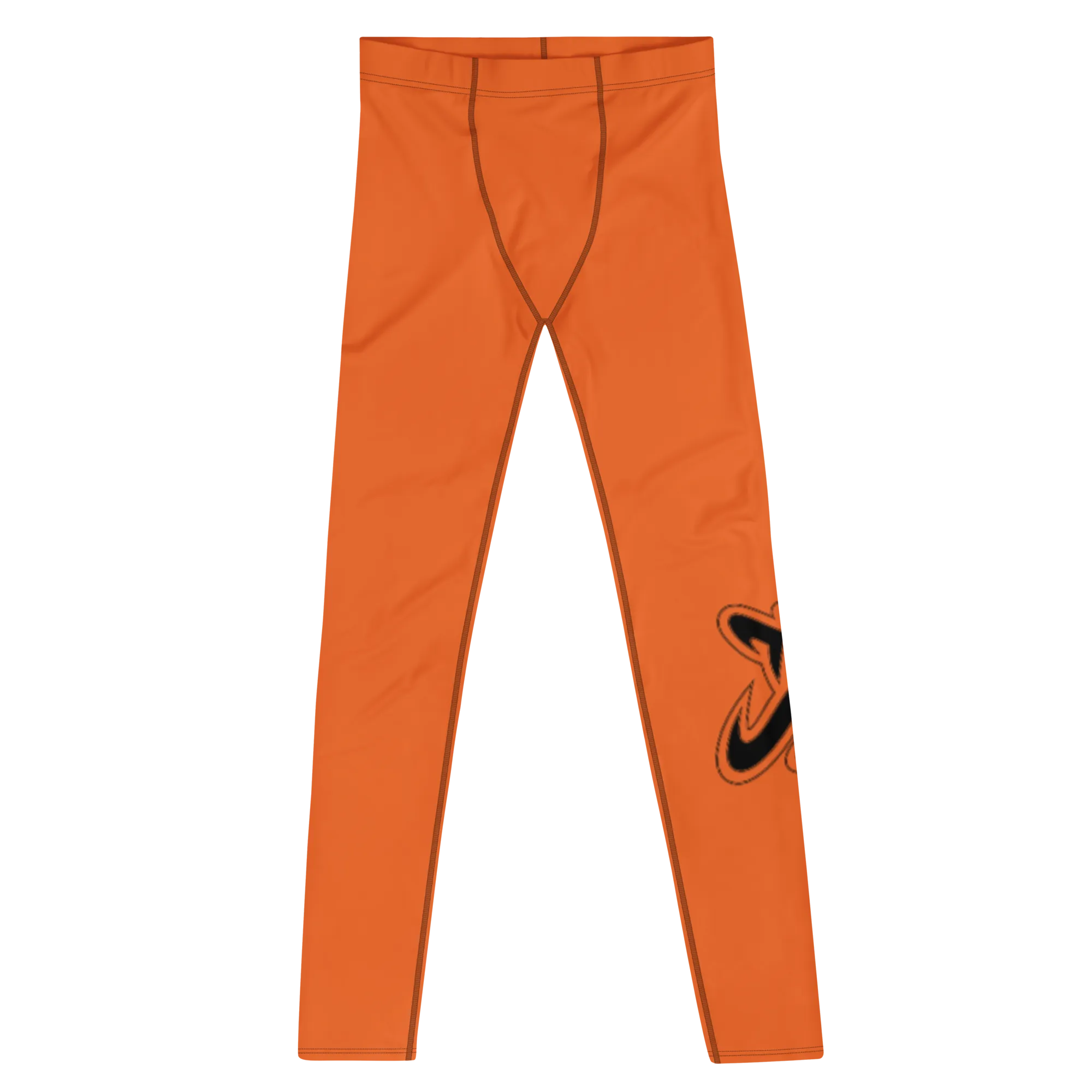 Athletic Apparatus Orange Black logo V3 Men's Leggings