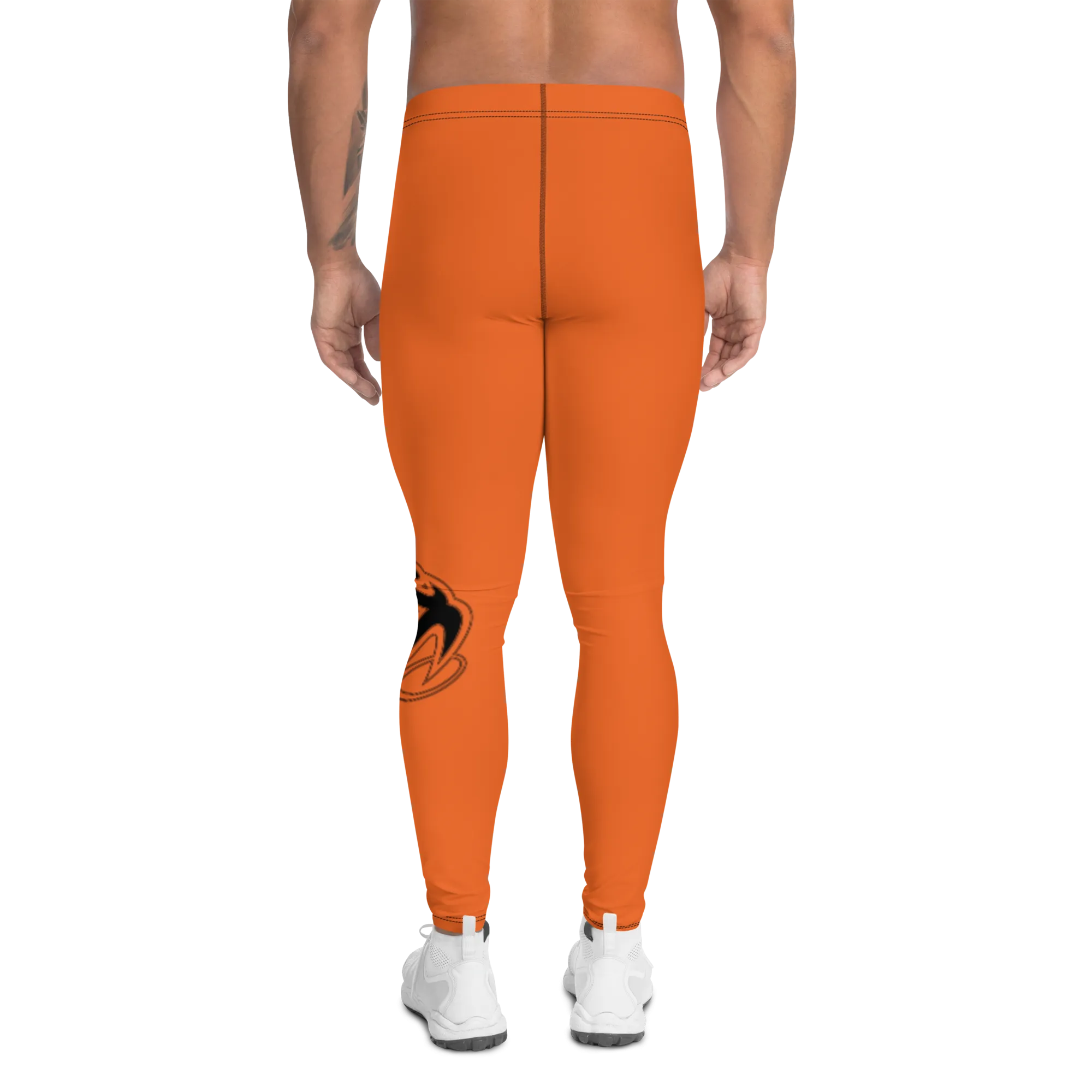 Athletic Apparatus Orange Black logo V3 Men's Leggings