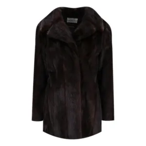 Blackglama Ranch Mink Fur Coat. Size S