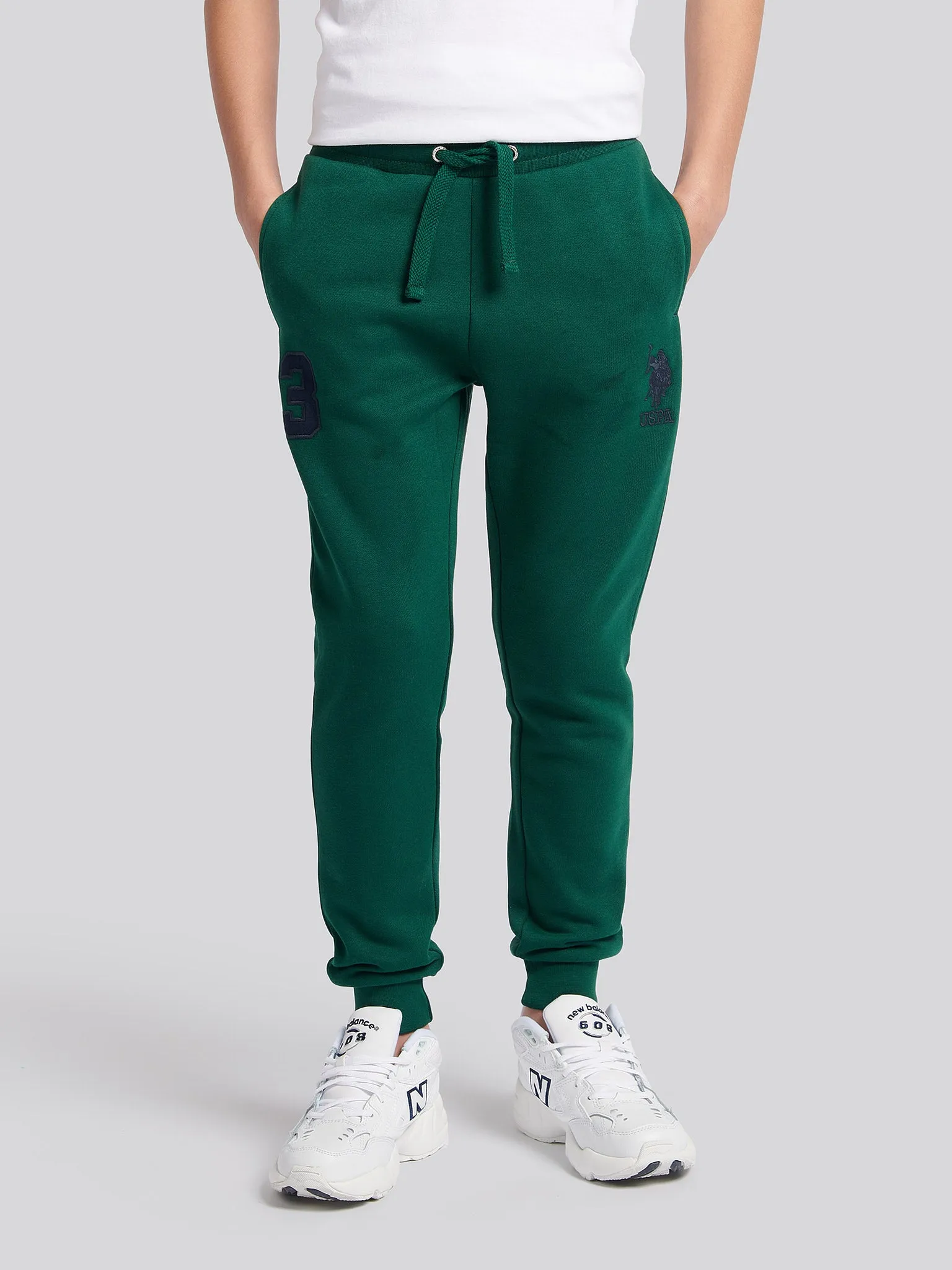 Boys Player 3 Joggers in Rain Forest