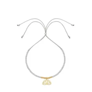 Bracelet Lotus Charm Gold and Silver Plated