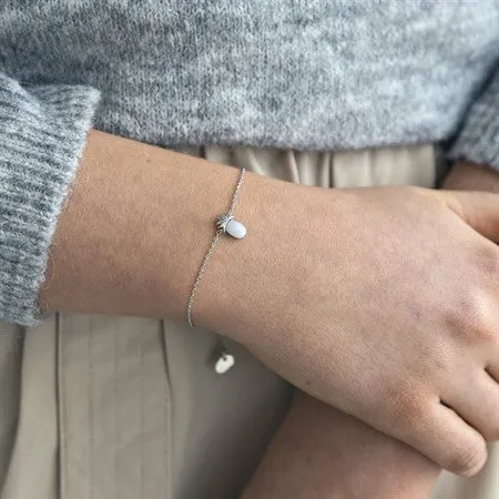Bracelet Pineapple and Stone Setting in Gold