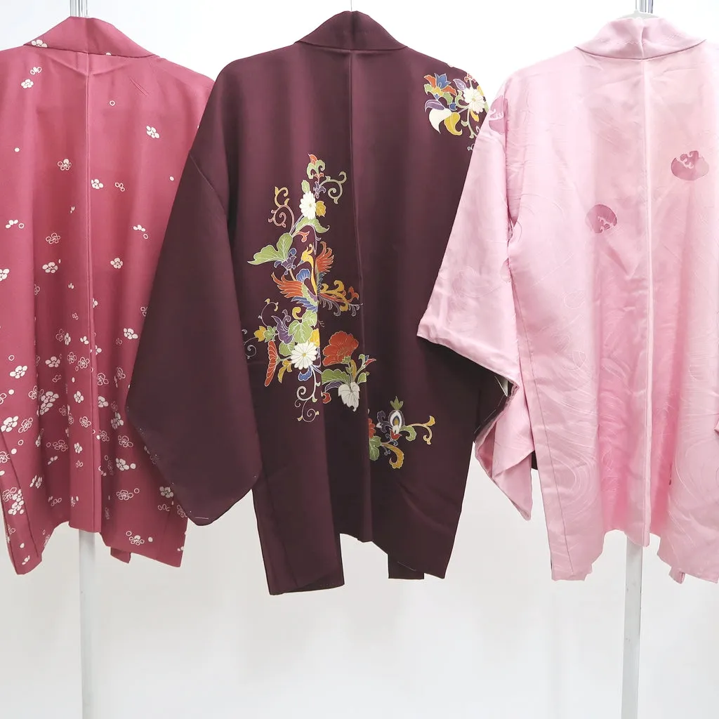 Bundle 15pcs Silk Haori Jacket Wholesale Bulk Free Shipping #409