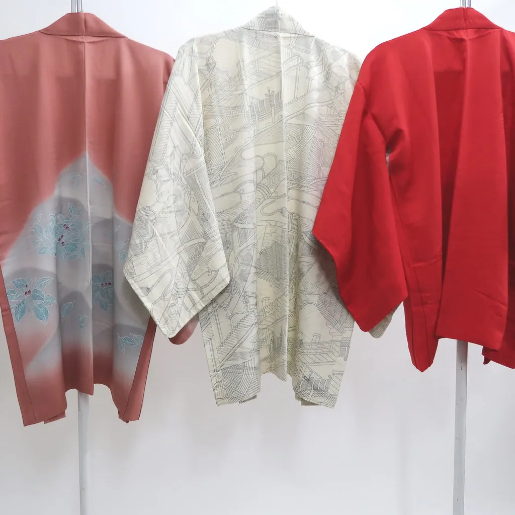 Bundle 15pcs Silk Haori Jacket Wholesale Bulk Free Shipping #409