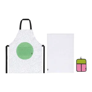 Cooking Accessories Apron Tea Towel and Oven Cloth Cali Roll Sushi Set