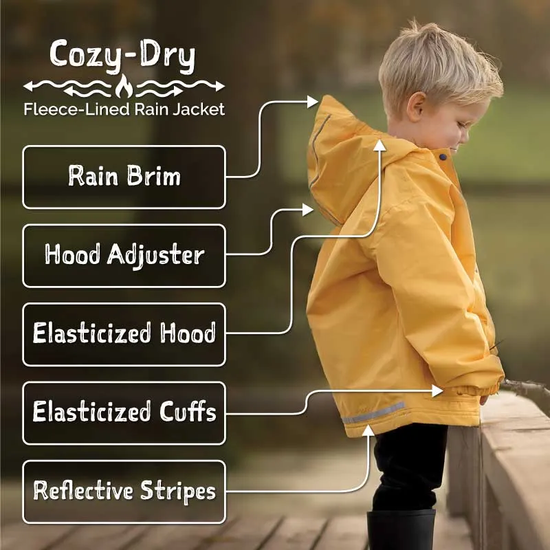 Cozy-Dry Rain Jacket - Heather Grey