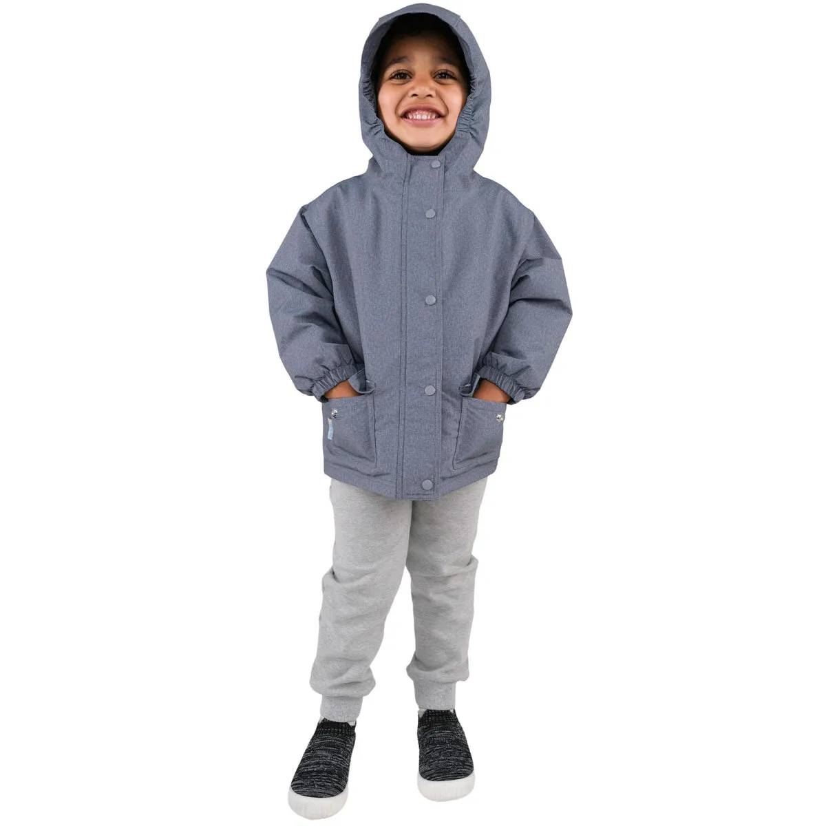 Cozy-Dry Rain Jacket - Heather Grey