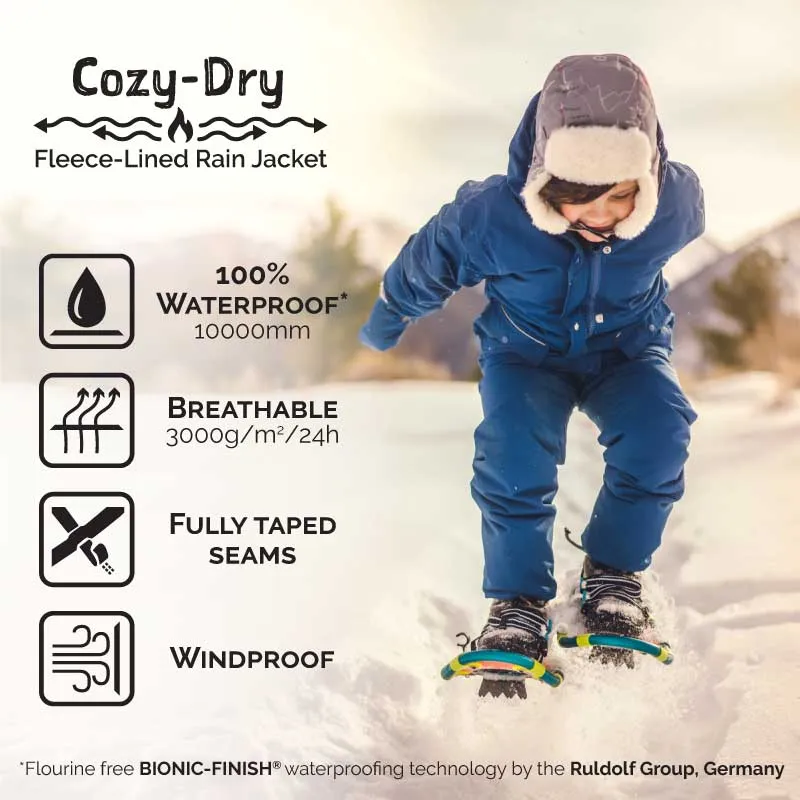 Cozy-Dry Rain Jacket - Heather Grey