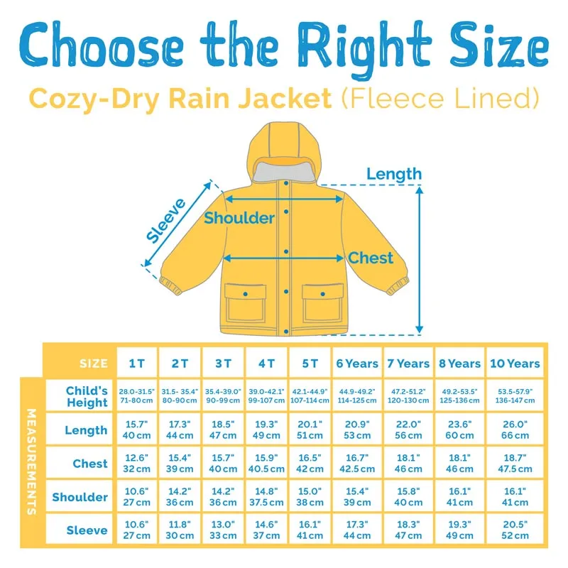 Cozy-Dry Rain Jacket - Heather Grey