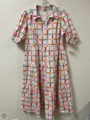 Dress Casual Midi By Clothes Mentor In Multi-colored, Size: S