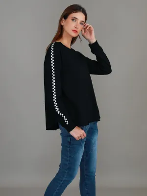 Gil Check Stripe Sweatshirt