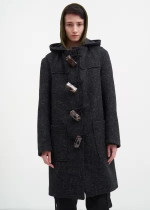 Grey Duffle Coat w/ Marble Toggles