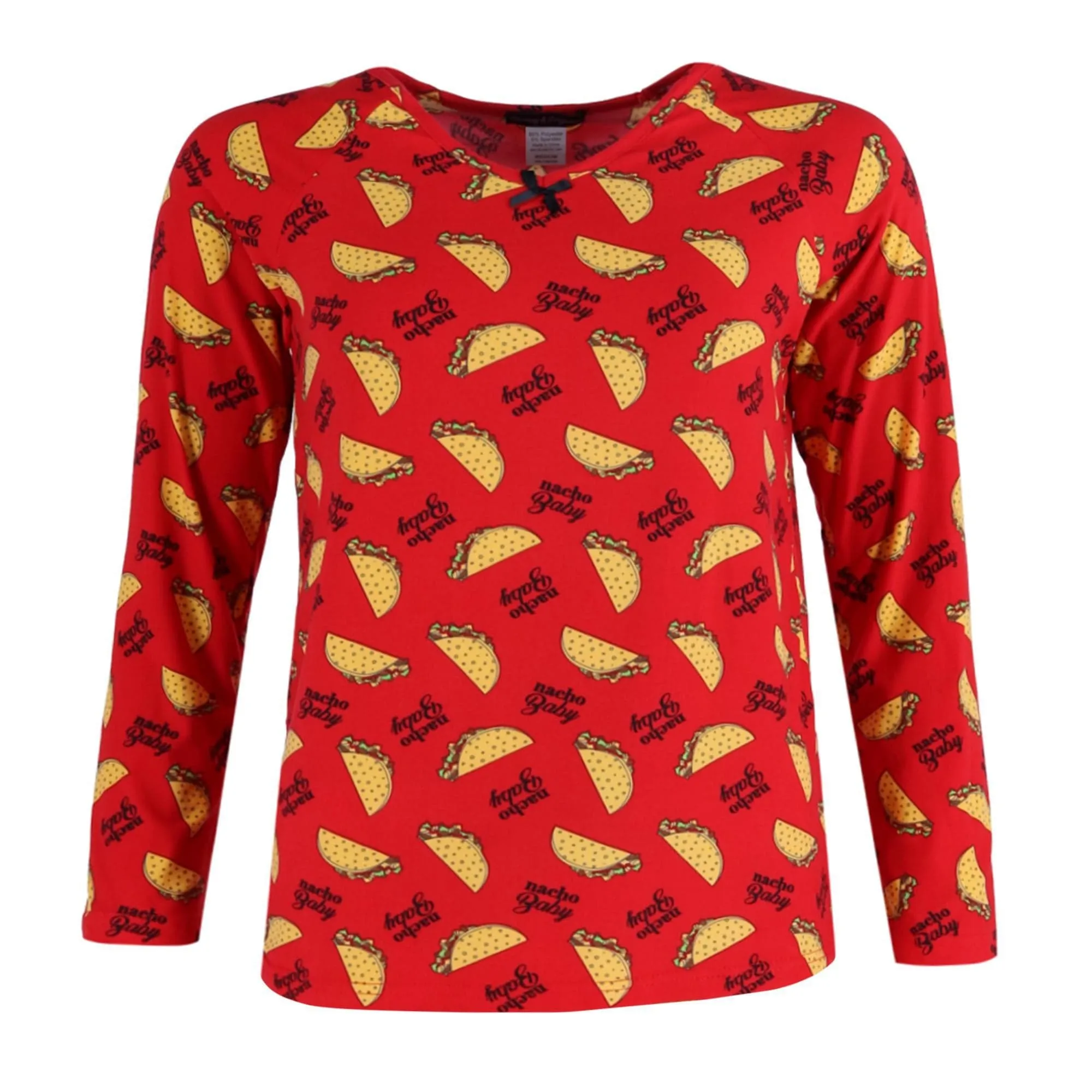 Grumpy & Gorgeous Women's Plus Size Taco Print Pajama Set