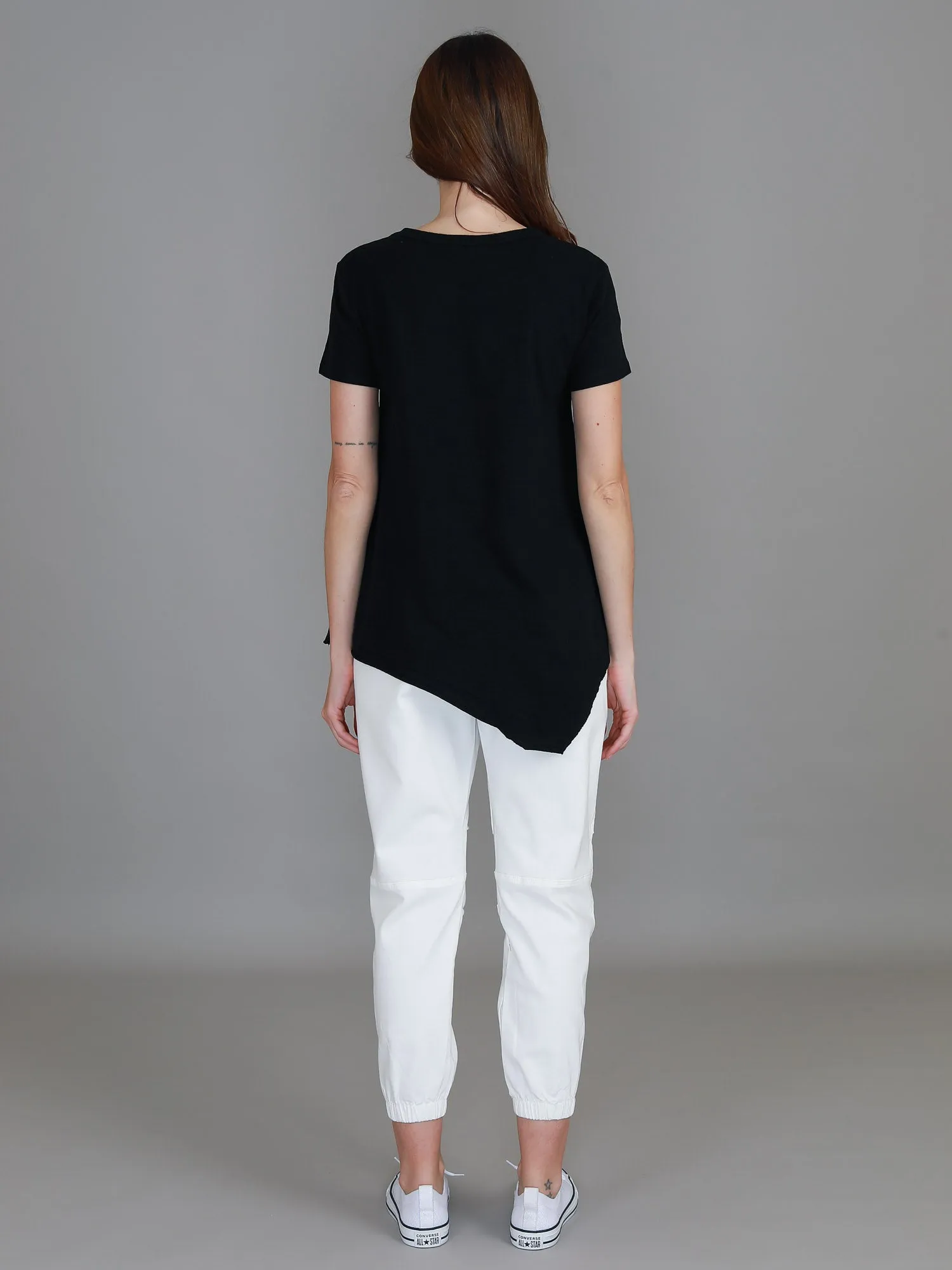Helena Asymmetrical Hem T Shirt