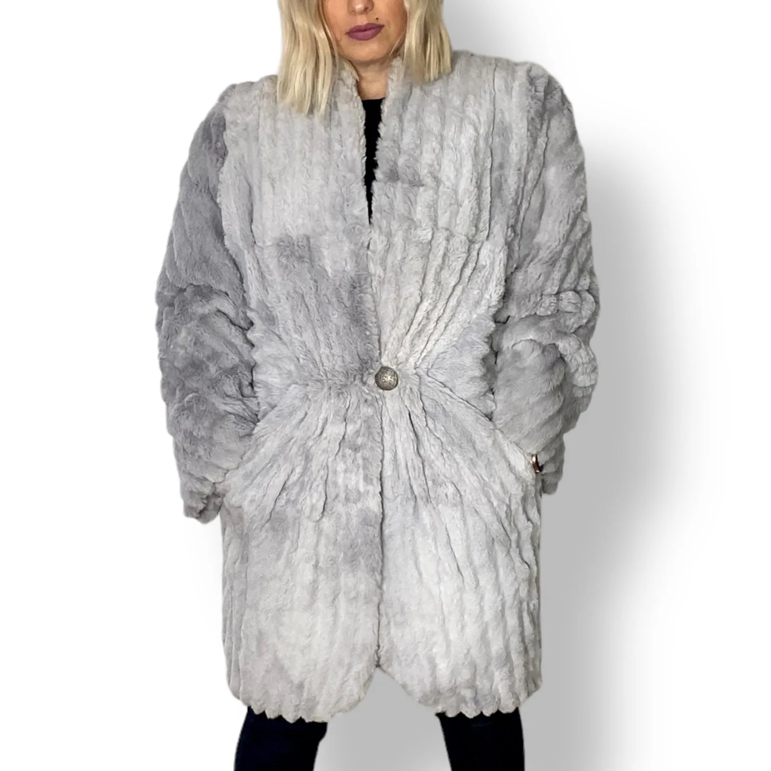 Incredible 1970's Rabbit's Fur Coat