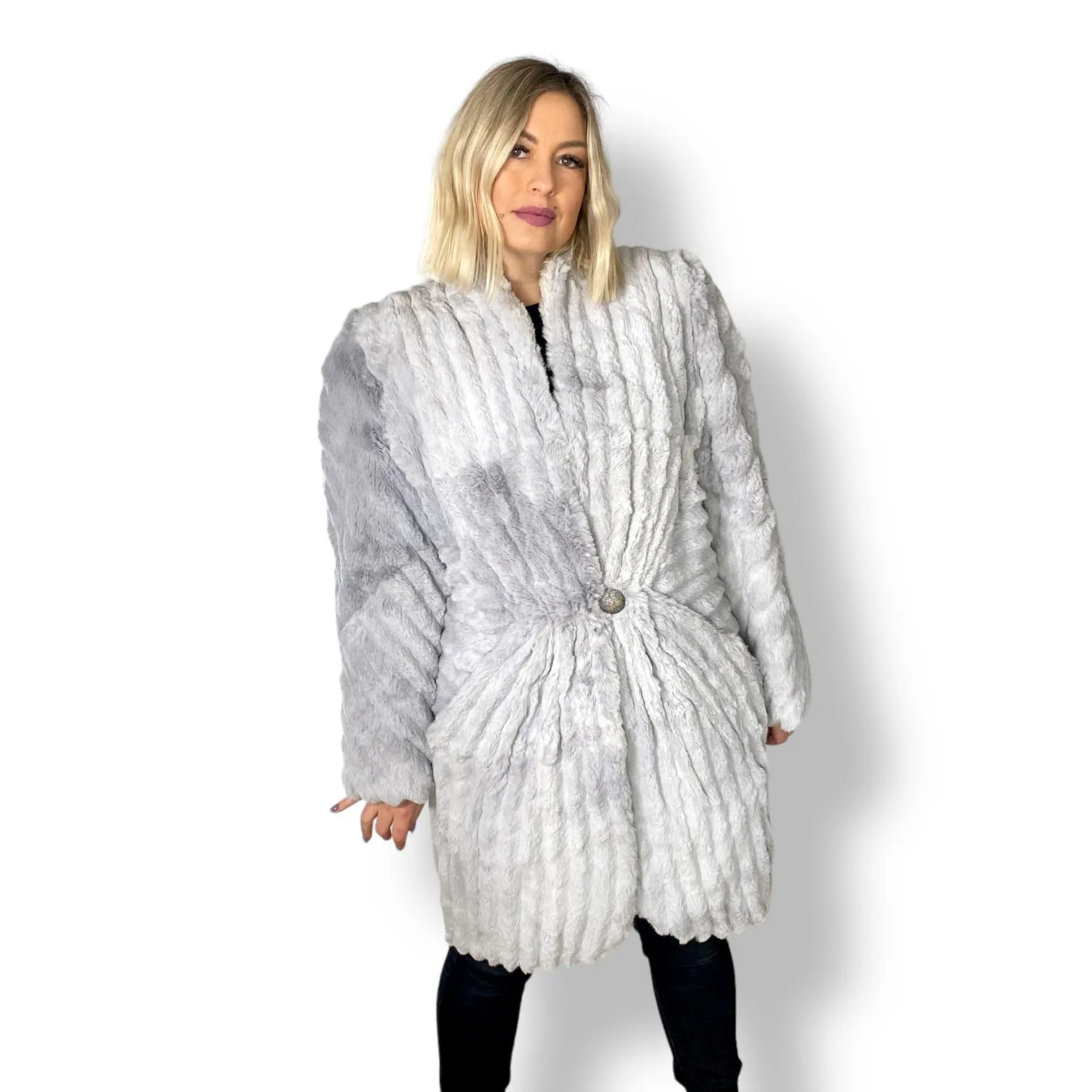 Incredible 1970's Rabbit's Fur Coat