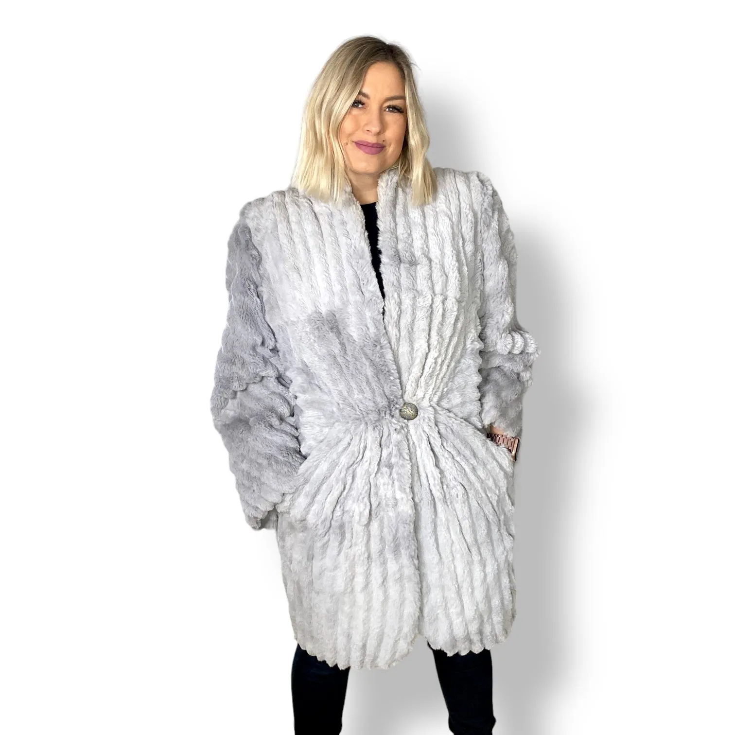 Incredible 1970's Rabbit's Fur Coat