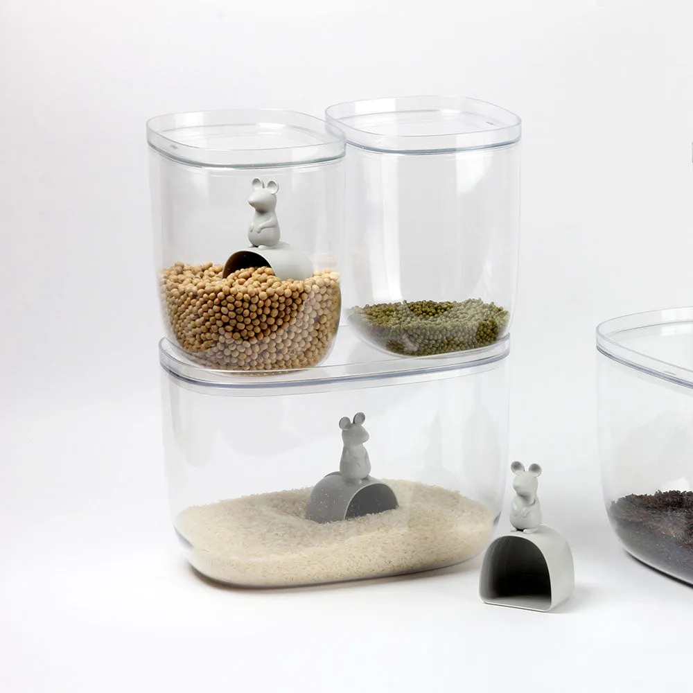 Jar Storage Container Food 7Liter with Mouse Scoop