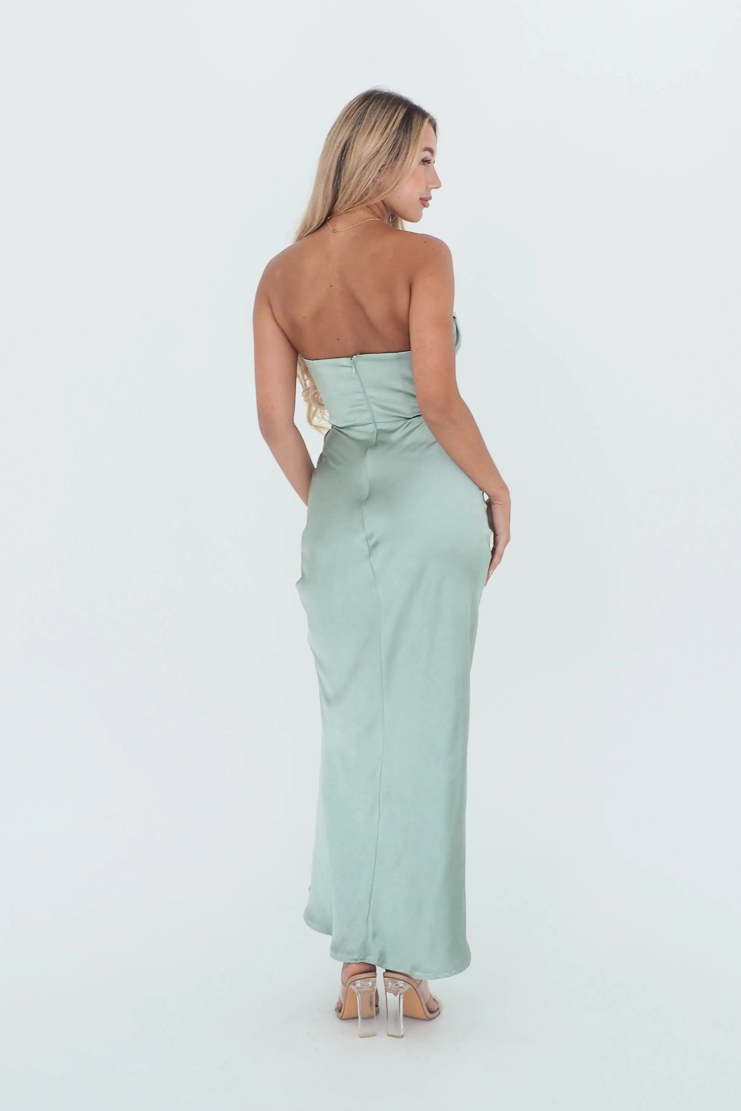 Jose Maxi Dress - Pistachio