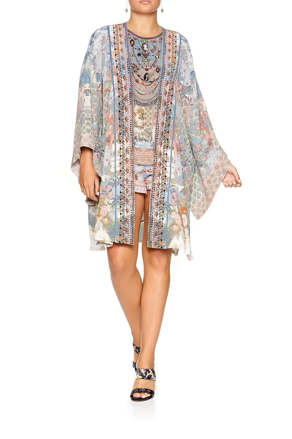 KIMONO WITH TIE BELT BLANCHES BLESSING