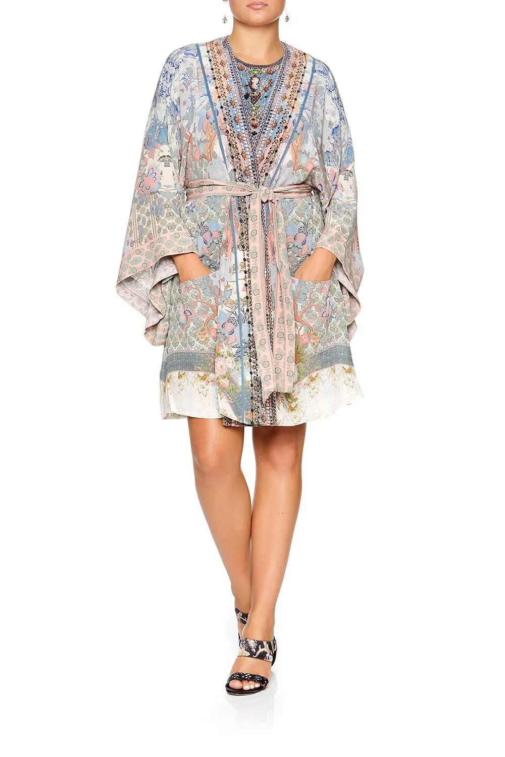 KIMONO WITH TIE BELT BLANCHES BLESSING