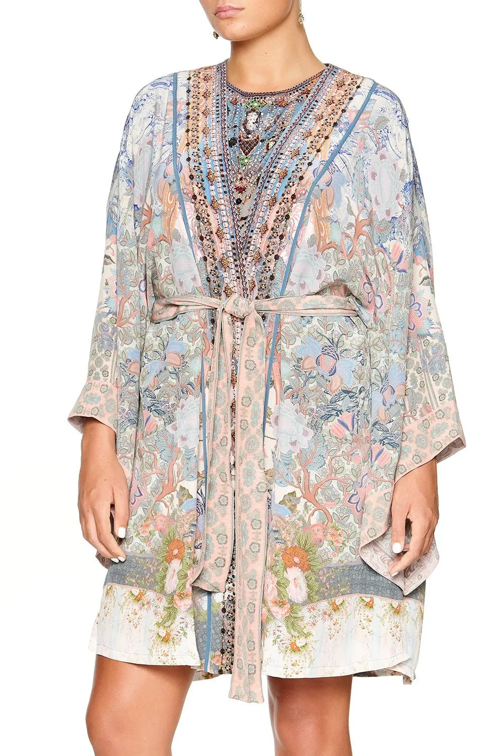 KIMONO WITH TIE BELT BLANCHES BLESSING