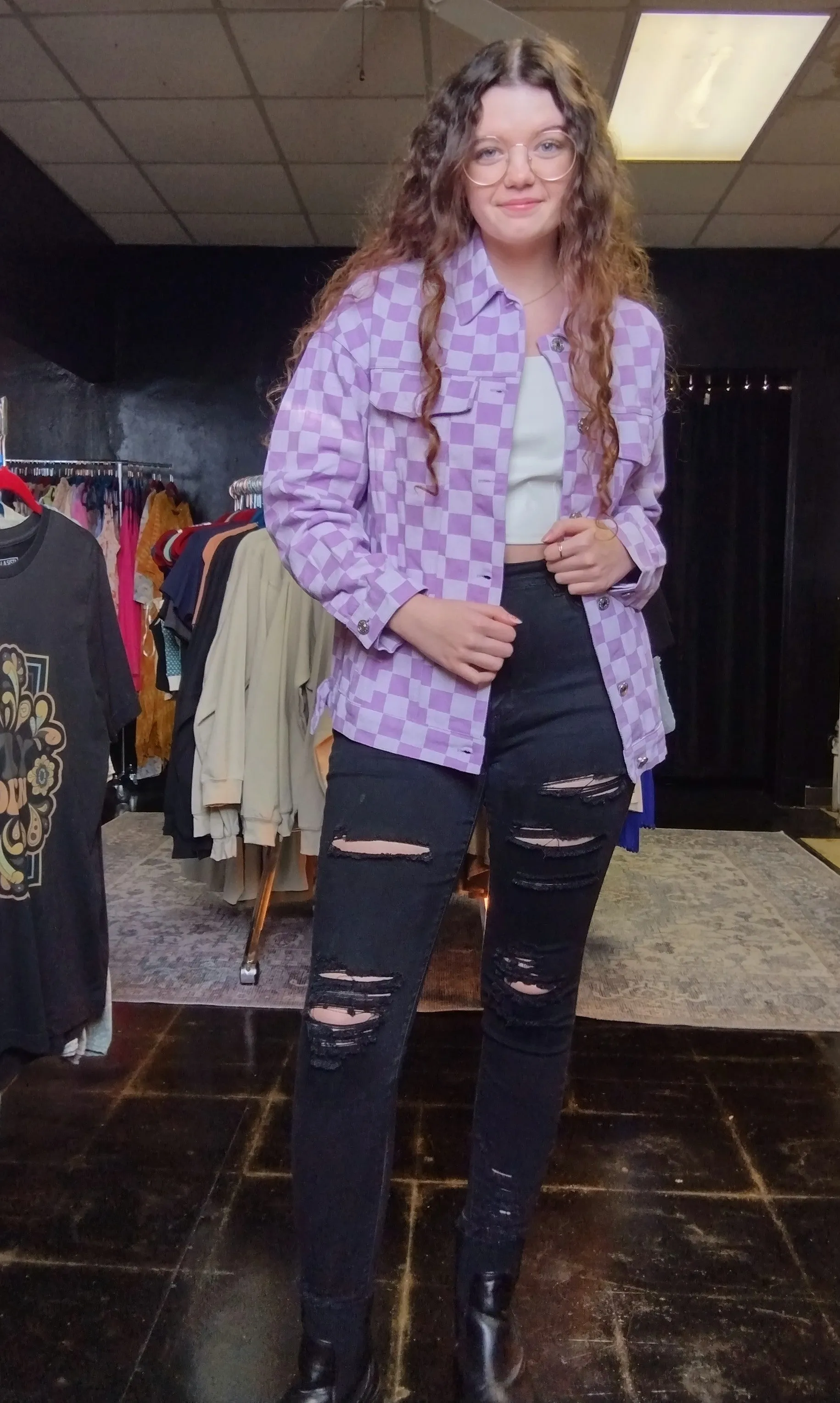 Lavender and Cream Jacket