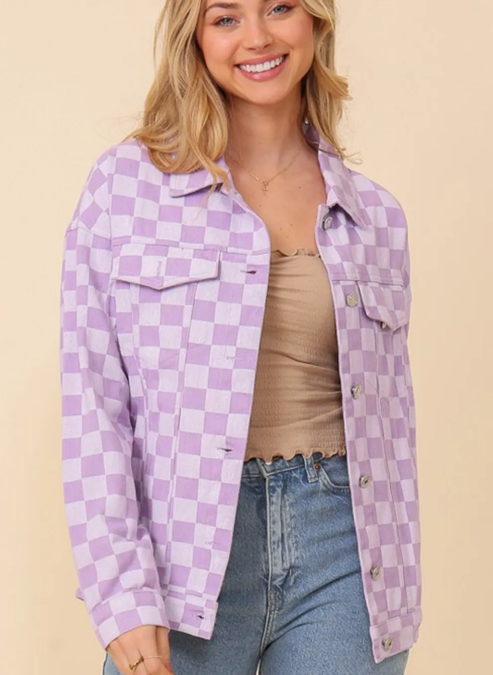Lavender and Cream Jacket