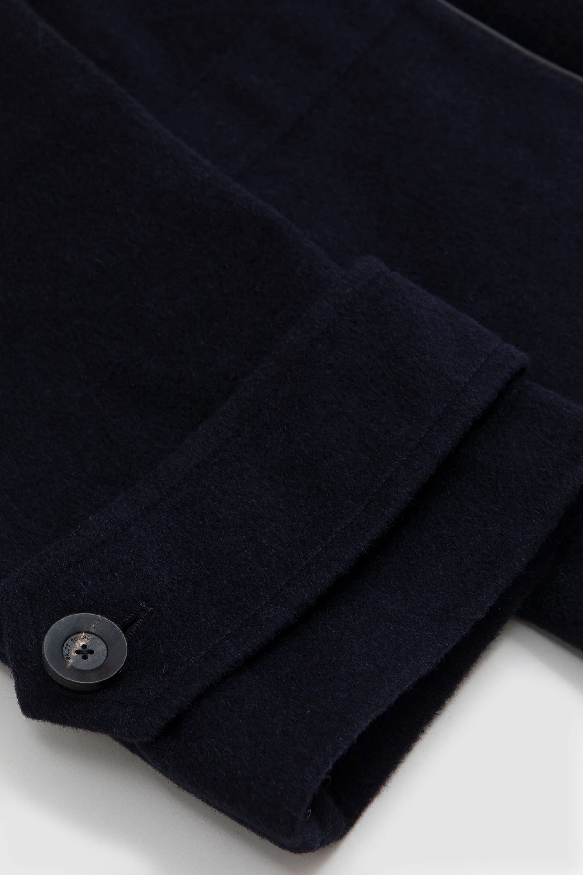 Library Duffle Coat Heavy Wool Navy