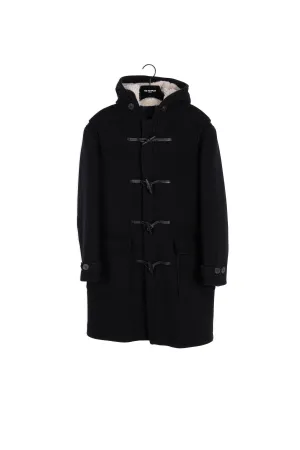 Manteau duffle coat laine noir