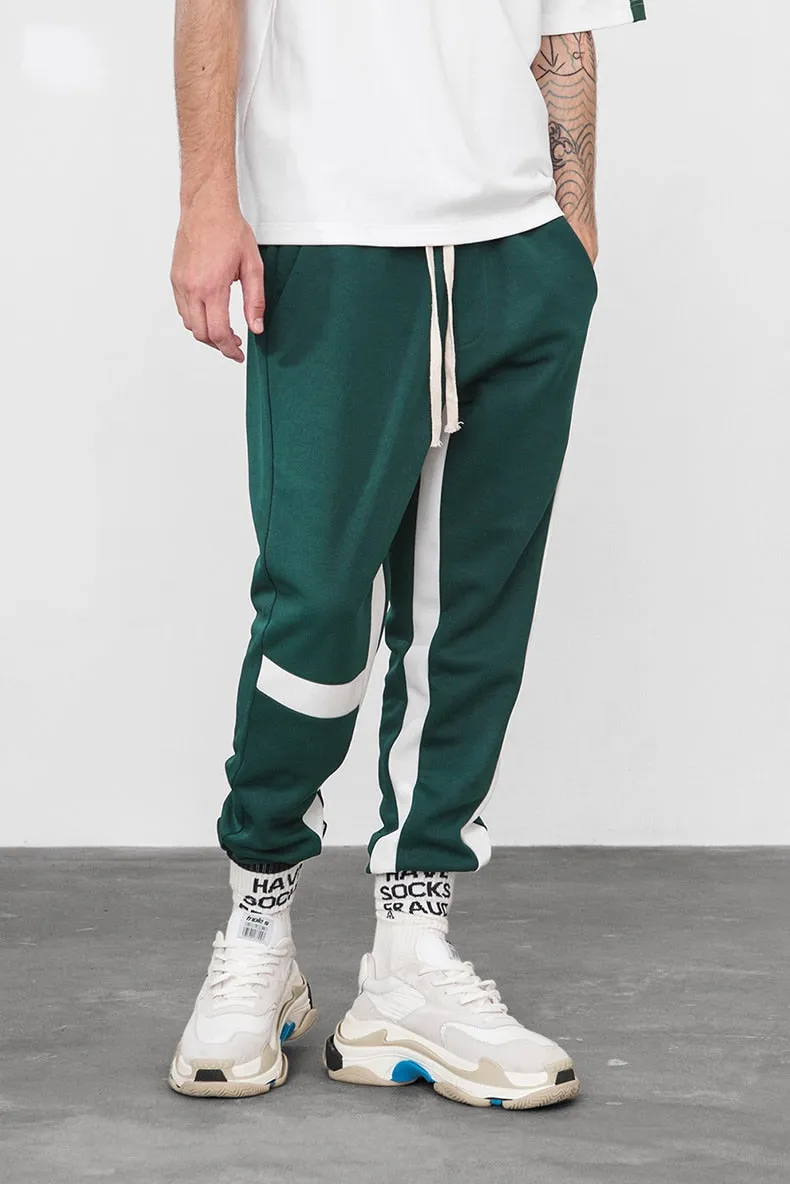 Men's Spring/Autumn Retro Joggers With "Right Choice" Side Print