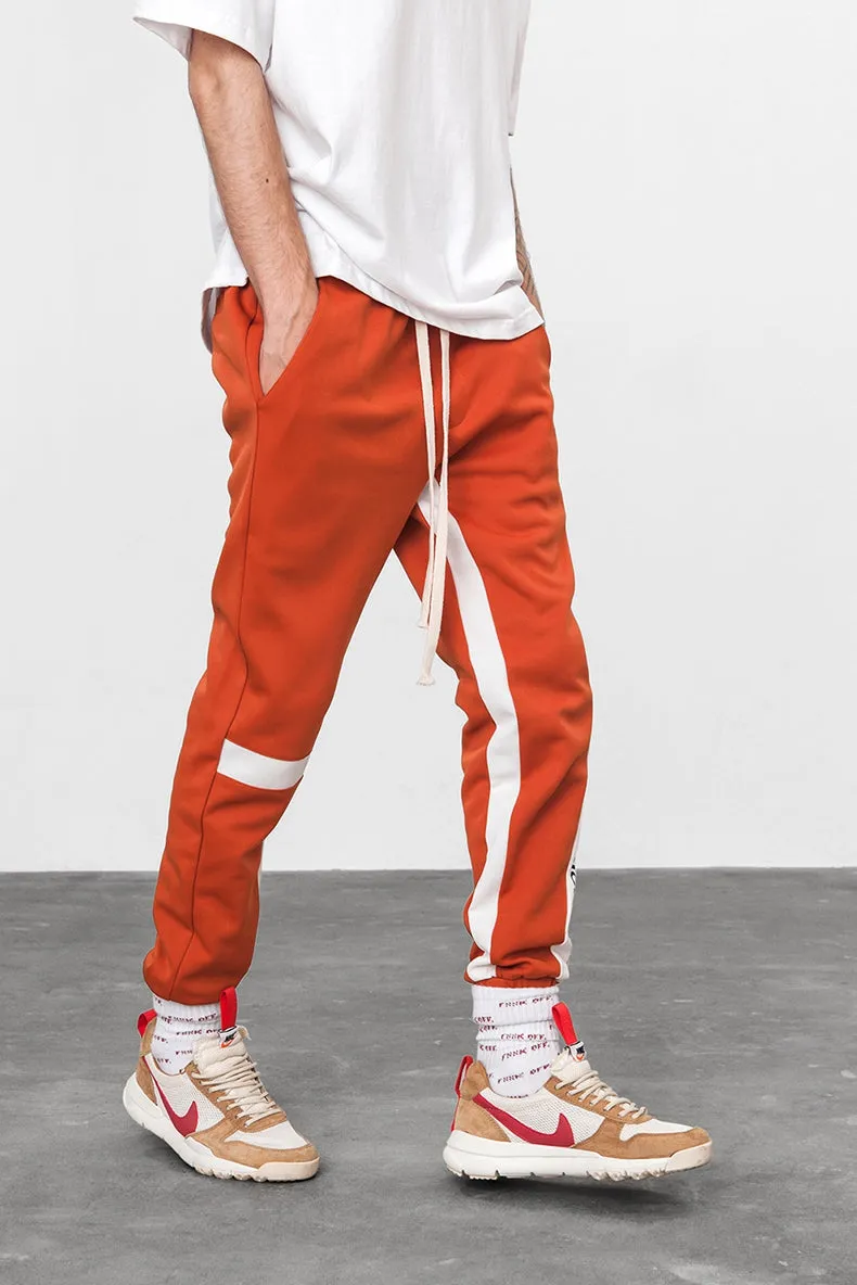Men's Spring/Autumn Retro Joggers With "Right Choice" Side Print