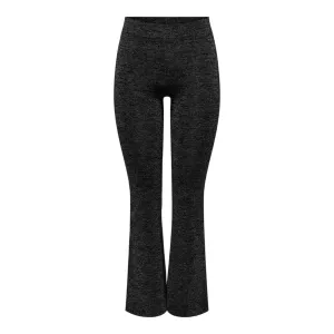 Only Onlroma Flared Shine Pant in Silver