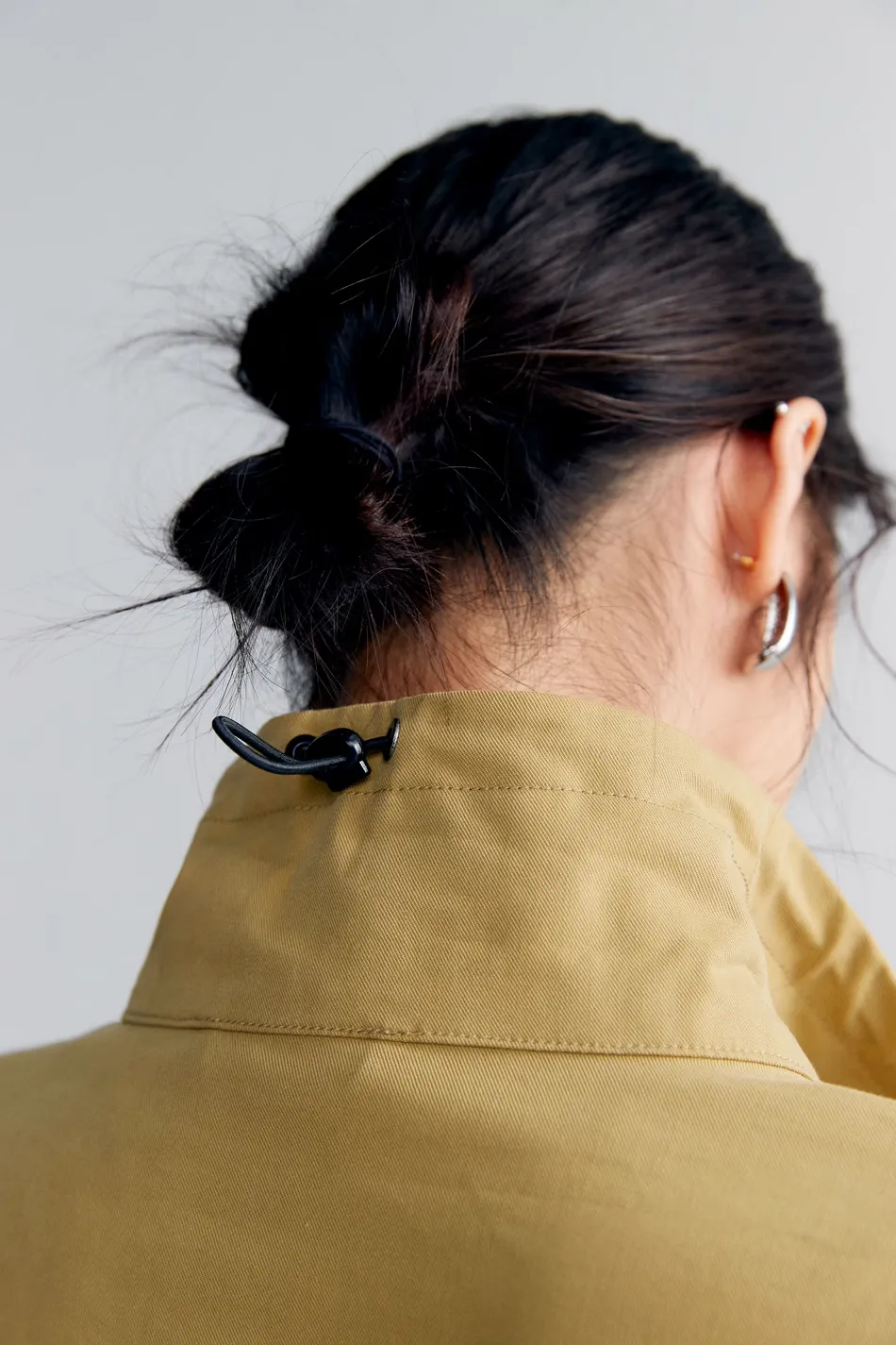 Oversized Half Zipper Utility Pullover Jacket