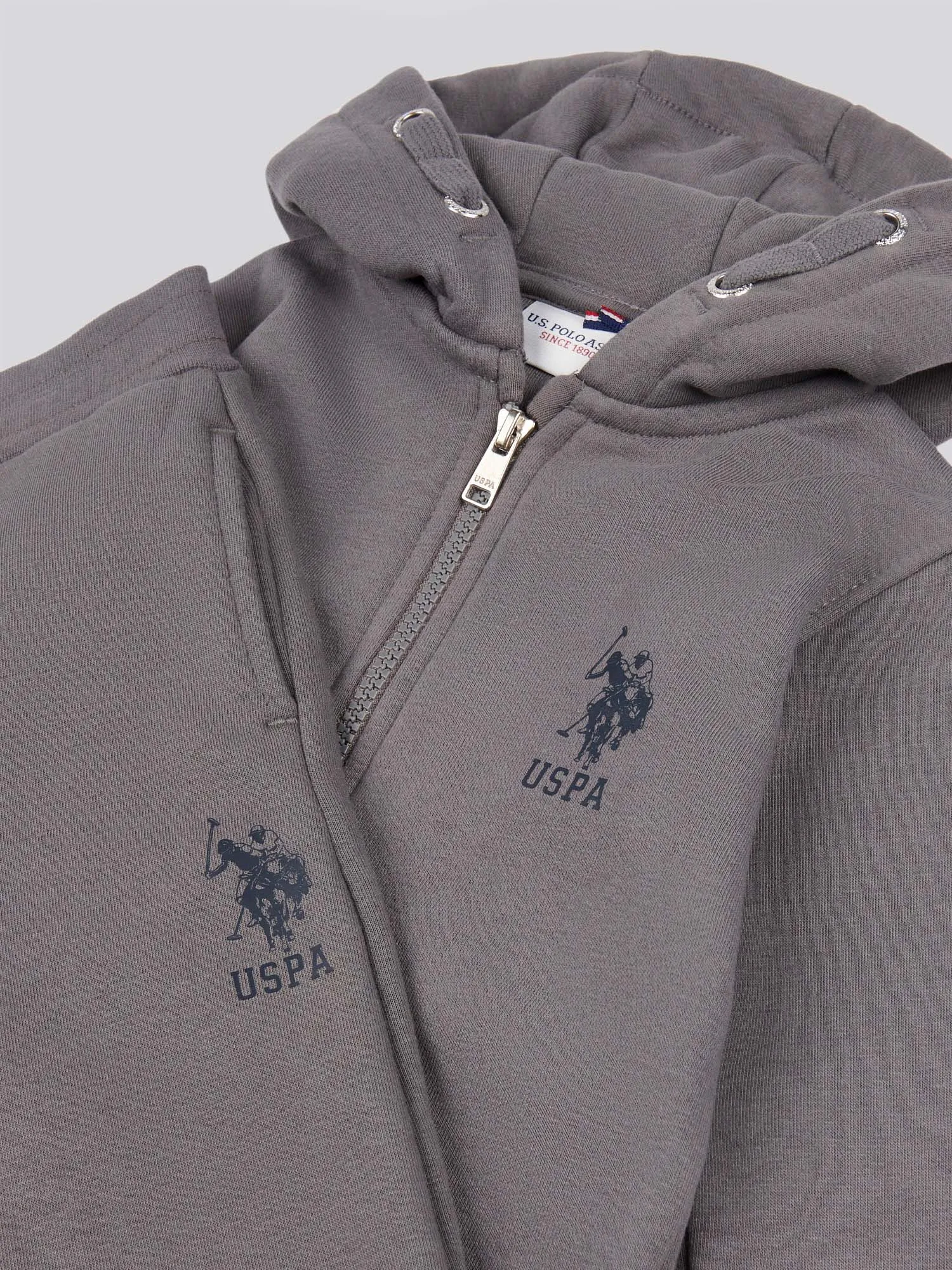 Player 3 Zip Thru Hoodie and BB Jog Set Castlerock
