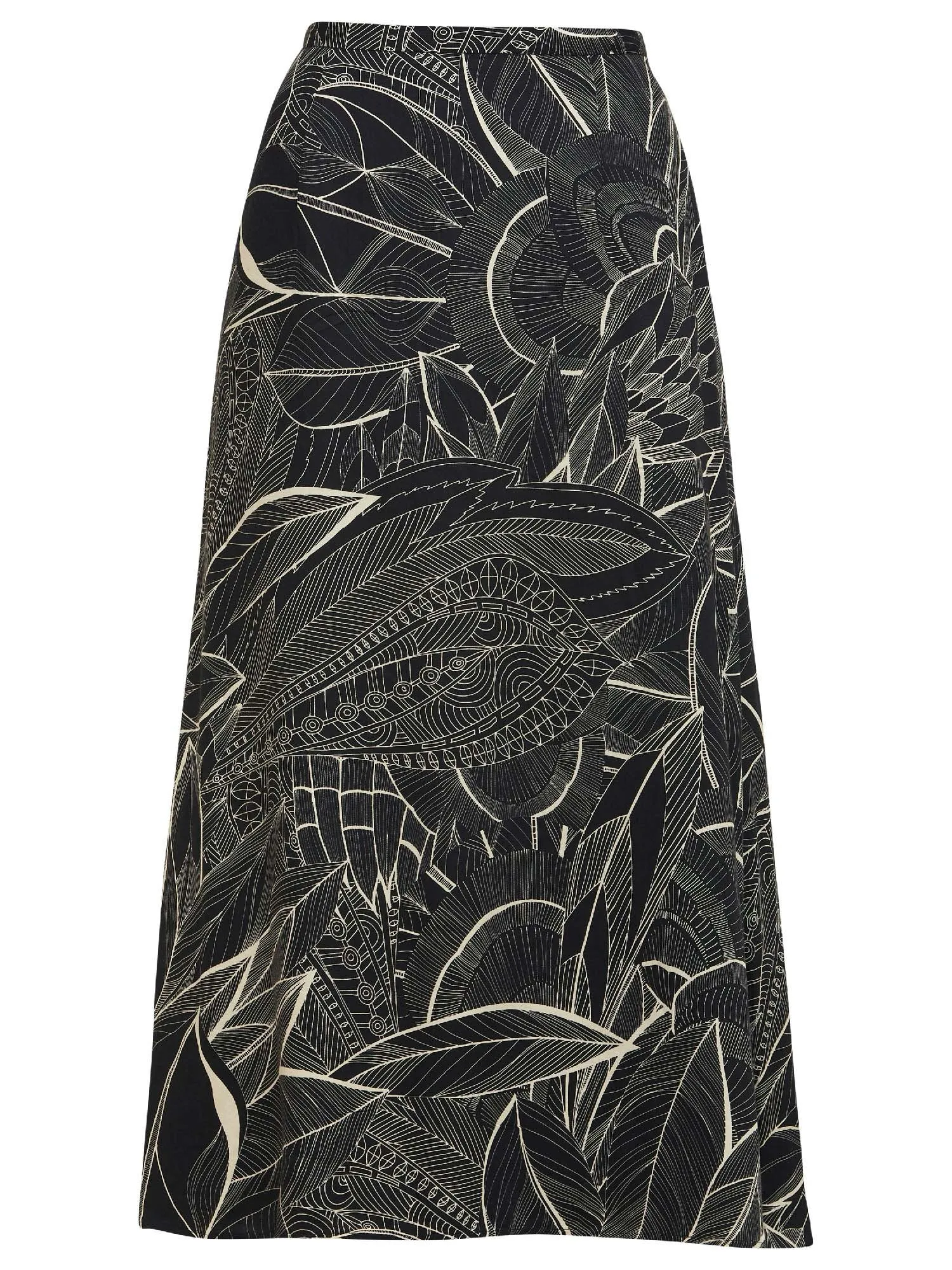 Riley Botanical Print Skirt