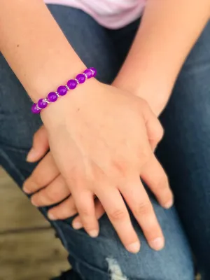 Starlet Shimmer Bracelet - Purple