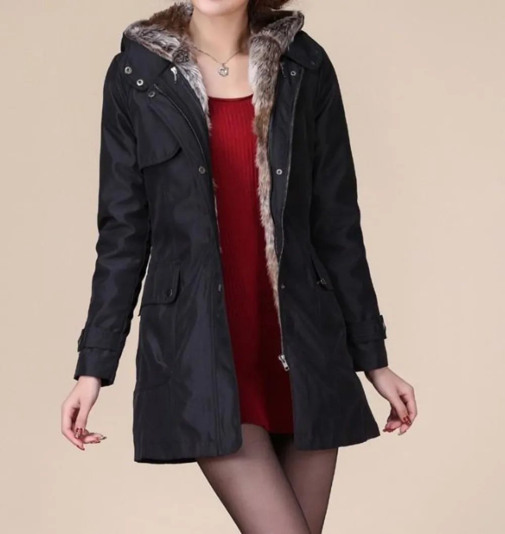 Three Season Jacket - Detachable Faux Fur Lining