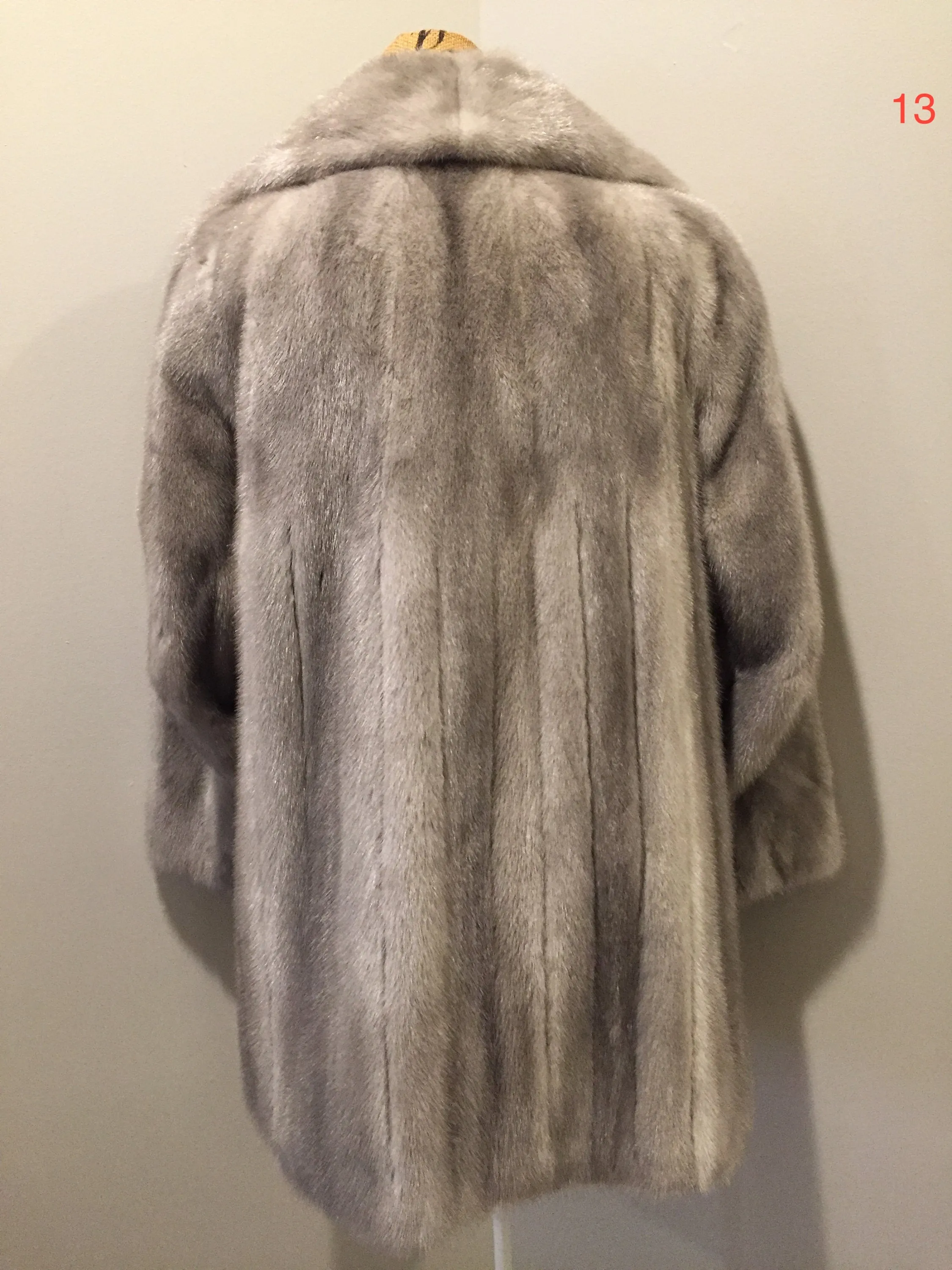 Vintage "Eastern Furriers" Silver Mink Fur Coat, Made in Canada SOLD