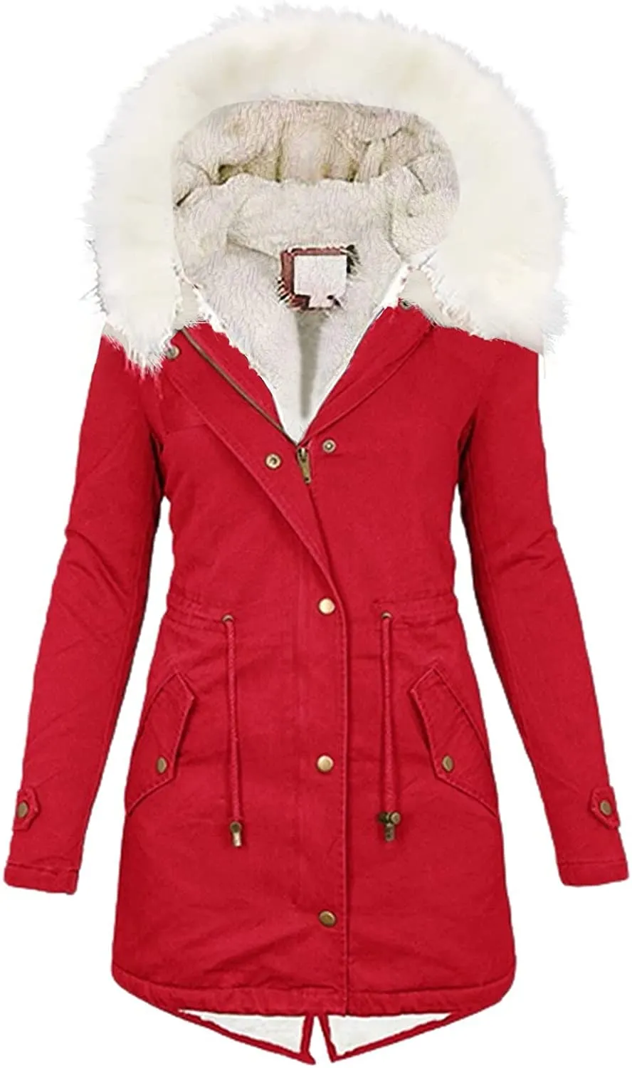 Winter Coats for Women, Womens Winter Puffer Jackets with Fur Hood