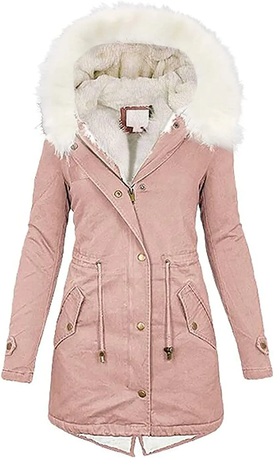 Winter Coats for Women, Womens Winter Puffer Jackets with Fur Hood