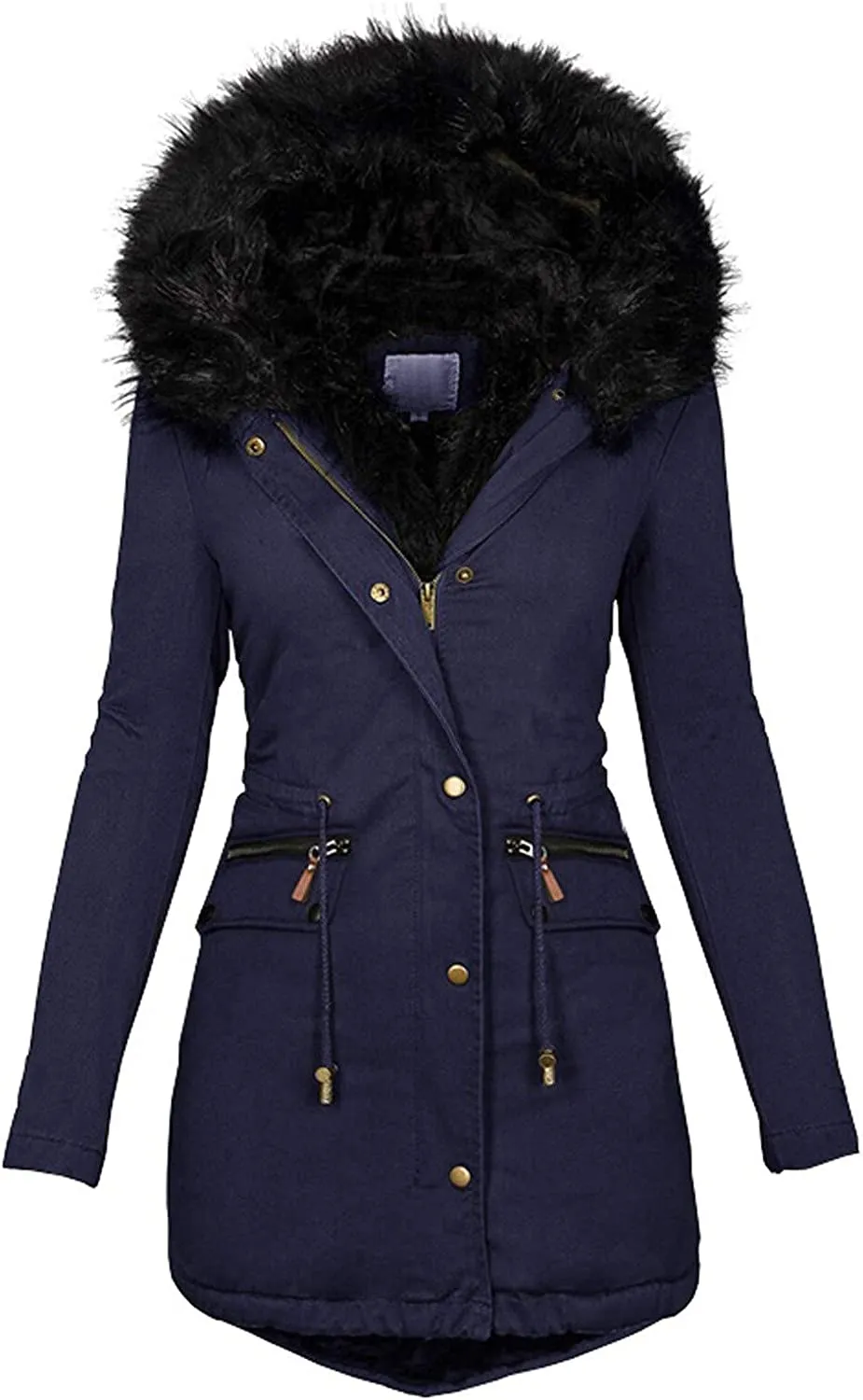 Winter Coats for Women, Womens Winter Puffer Jackets with Fur Hood
