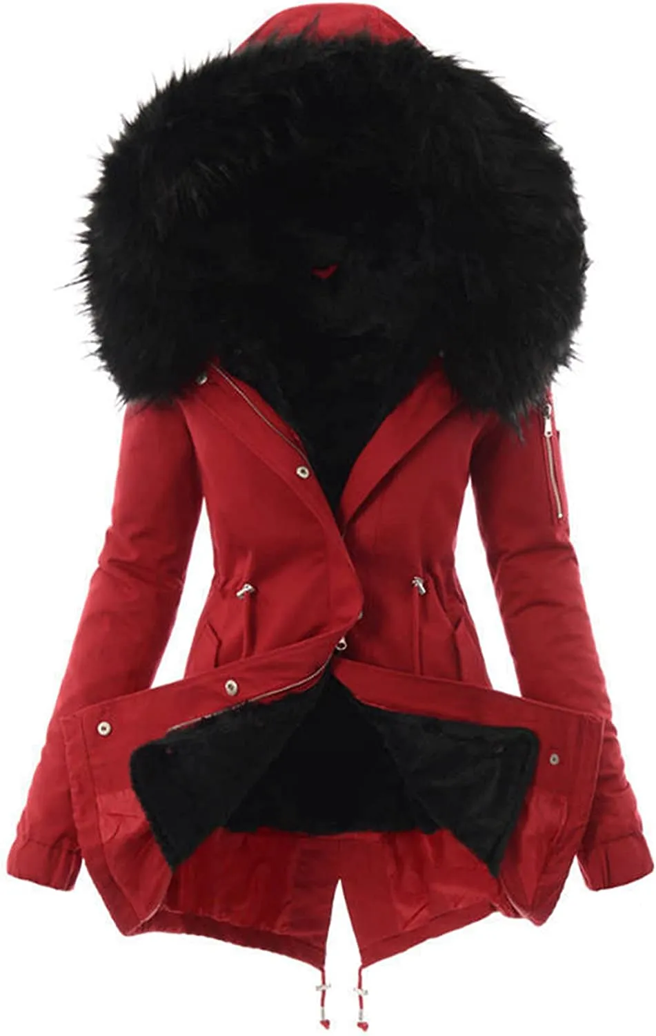 Winter Coats for Women, Womens Winter Puffer Jackets with Fur Hood