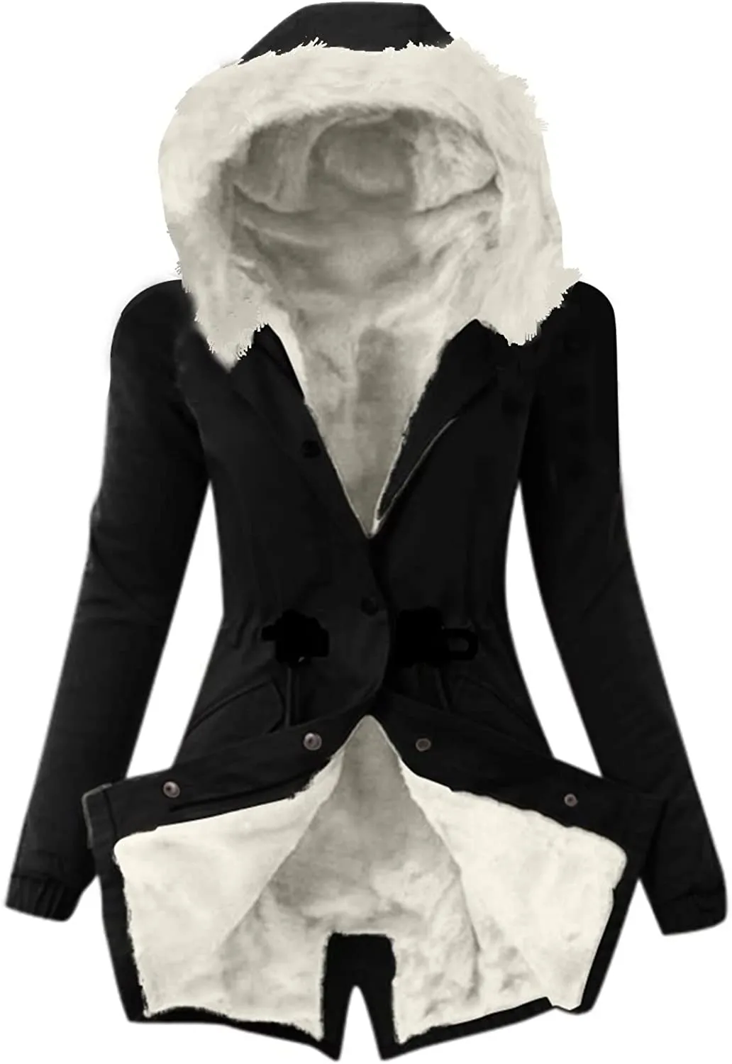 Winter Coats for Women, Womens Winter Puffer Jackets with Fur Hood